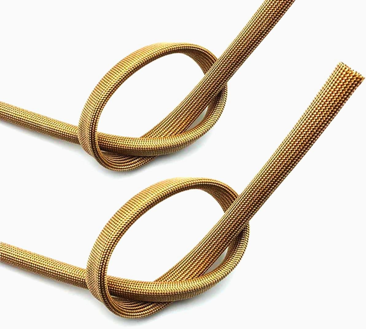 Преміум оплетка Techflex Ultraflexx, скловолокно 6.55 мм, 1 м, до 650°С, світло-сіра