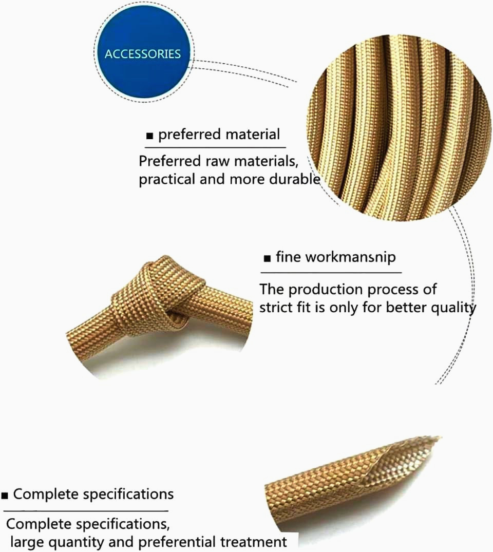 Преміум оплетка Techflex Ultraflexx, скловолокно 6.55 мм, 1 м, до 650°С, світло-сіра