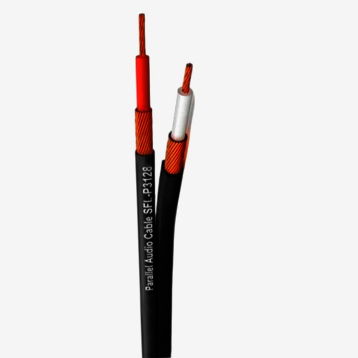 Кабель Conducfil SFL-P3128, экранированный 2x(20x0.10 мм), 0.16 мм2, 1 м для аудиоинсталляций
