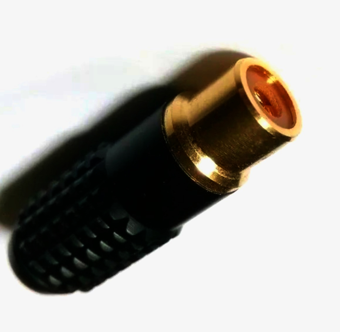 RCA роз'єм Avvicon AC-FR-35B, алюмінієвий, до 5 мм, позолочені контакти, для аудіо/відео обладнання