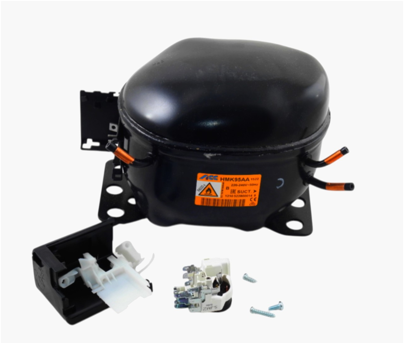 Компресор ACC НМК95АА R600a, 167Вт для холодильників, новий, тихий, Італія, 23,3°C