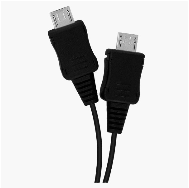 Раз'єм USB Type-C I-Taki, 4 контакти, 24К позолота, для пайки, довжина 1м, чорний пластиковий корпус