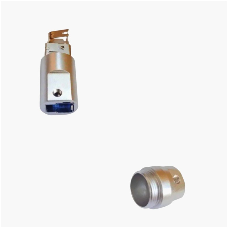 Раз'єм USB Type-B 8 контактів 24К позолота, металевий корпус, чорний, 1м, для підключення пристроїв