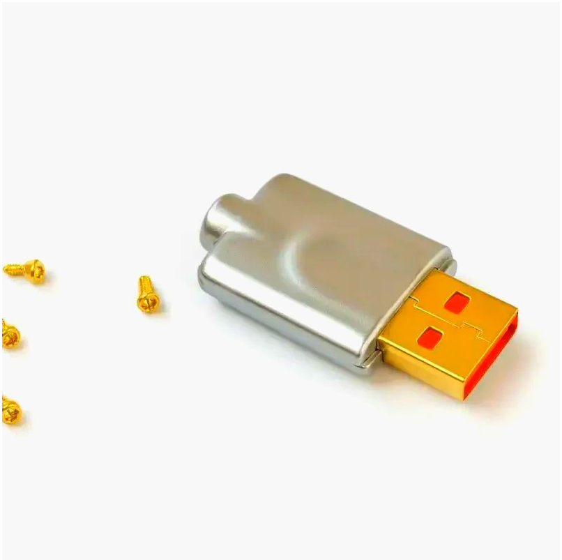 Разъем USB A I-Taki USB-AM2Y 1м 24К золото 4-контактный для кабелей и устройств