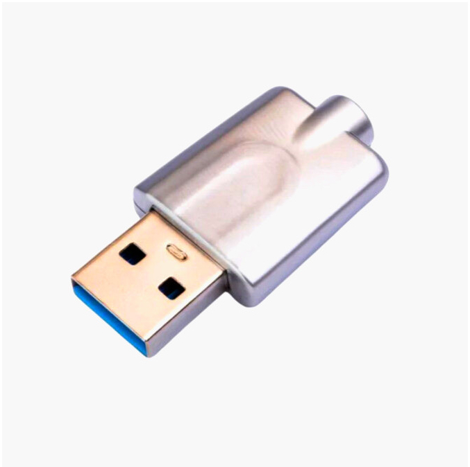 I-Taki USB штекер Type A 8-контактный 24K золото, антикоррозионный, 1м, для кабелей