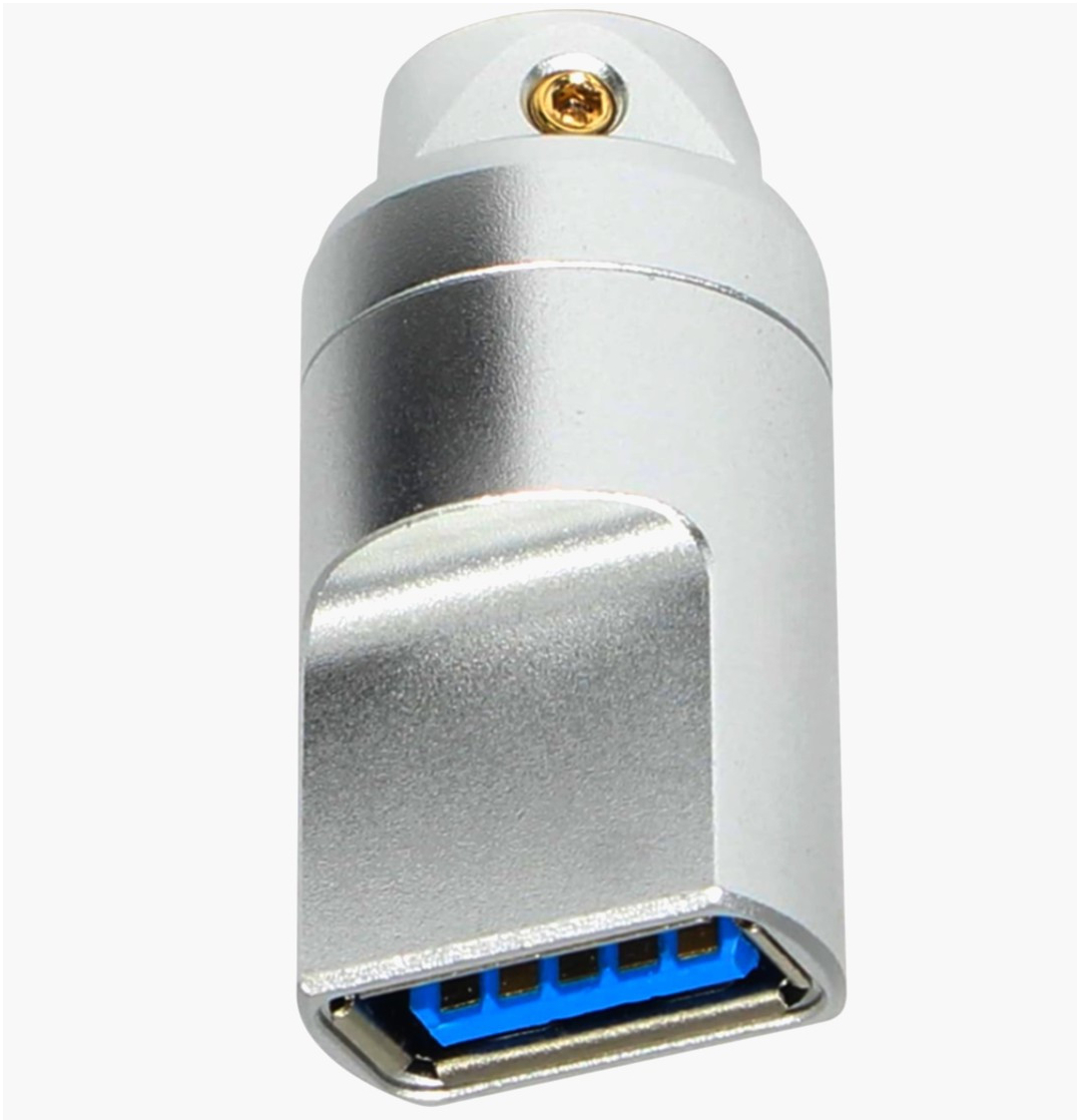 Роз'єм USB-AF3Y I-Taki, 8 контактів, позолота 24К, металевий корпус, 1м, преміум якість