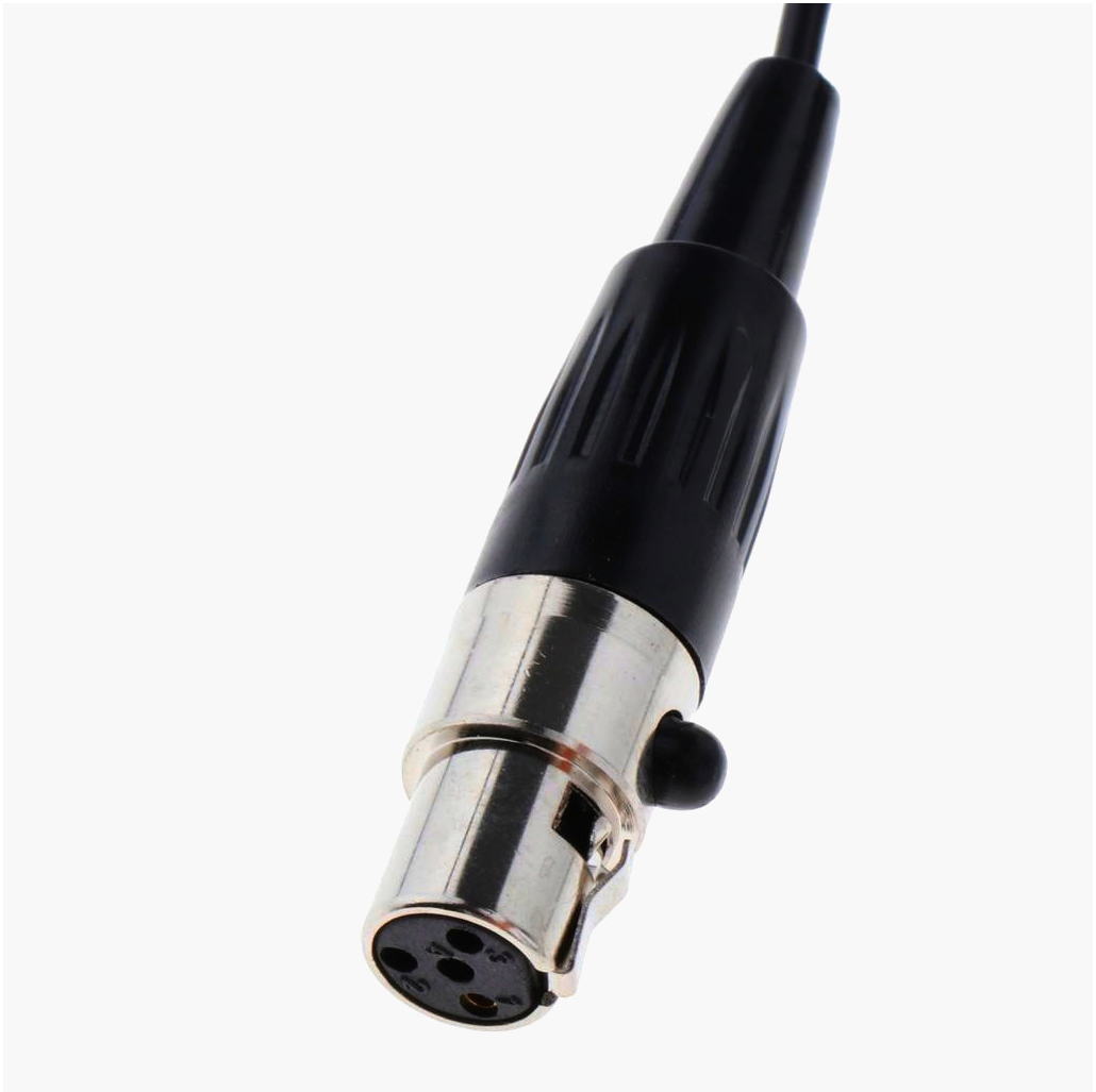 Кабельный разъем MOCO mini XLR 4 контакта, гнездо под пайку, для кабеля 2.0-3.5 мм