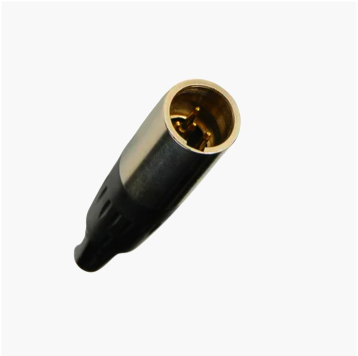 Кабельний роз'єм mini XLR 4-контактний MOCO SA102-4P, штекер, для аудіо, 1м, 5A, 125-200В AC