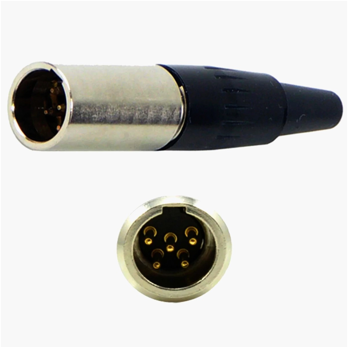 Кабельний роз'єм MOCO mini XLR 5-pin (чоловічий) для аудіо та відео обладнання, компактний