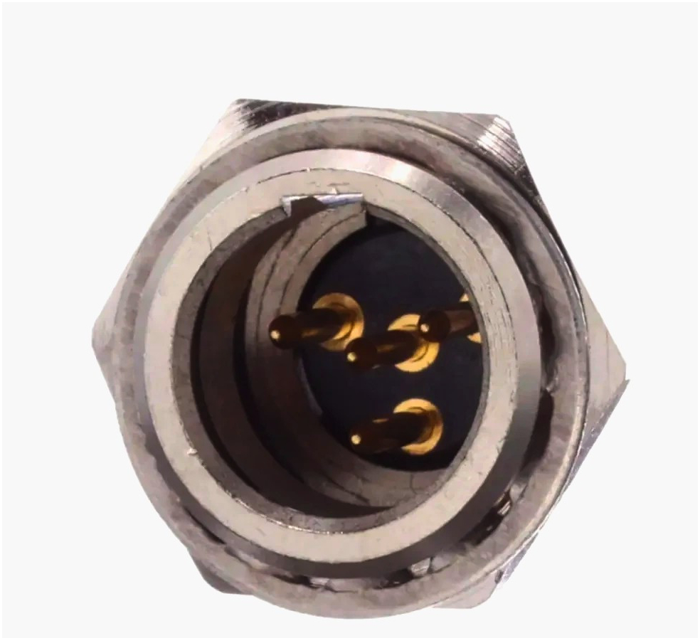 Панельний роз'єм MOCO mini XLR SA108-4P, 4-контактний метал, для аудіо і відео обладнання