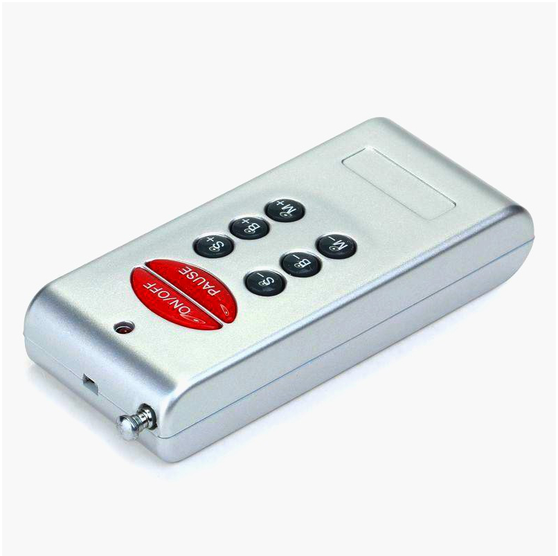 Контроллер RGB для LED-лент 12-24В, 3 канала по 3А, с пультом, 130×40×51 мм