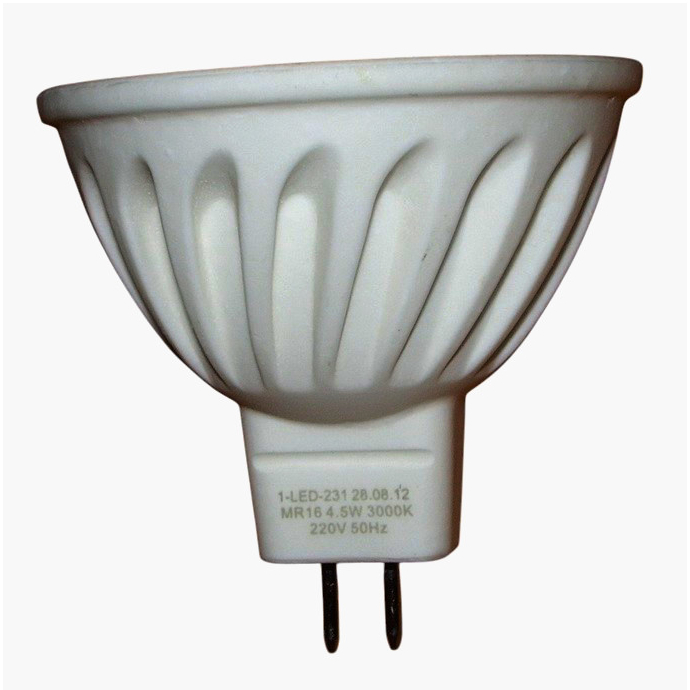 Maxus MR16 4W LED лампа GU5.3 350 Лм теплий білий світ, CRI 90, 120° для офісів та житлових приміщень