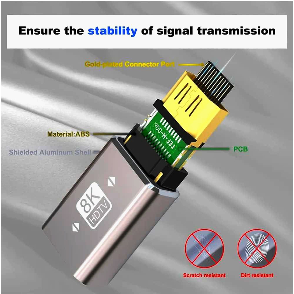 ADA HDMI 2.1 повторитель 8K, HDMI A в гнездо, без питания, для видео до 8K, Южная Корея
