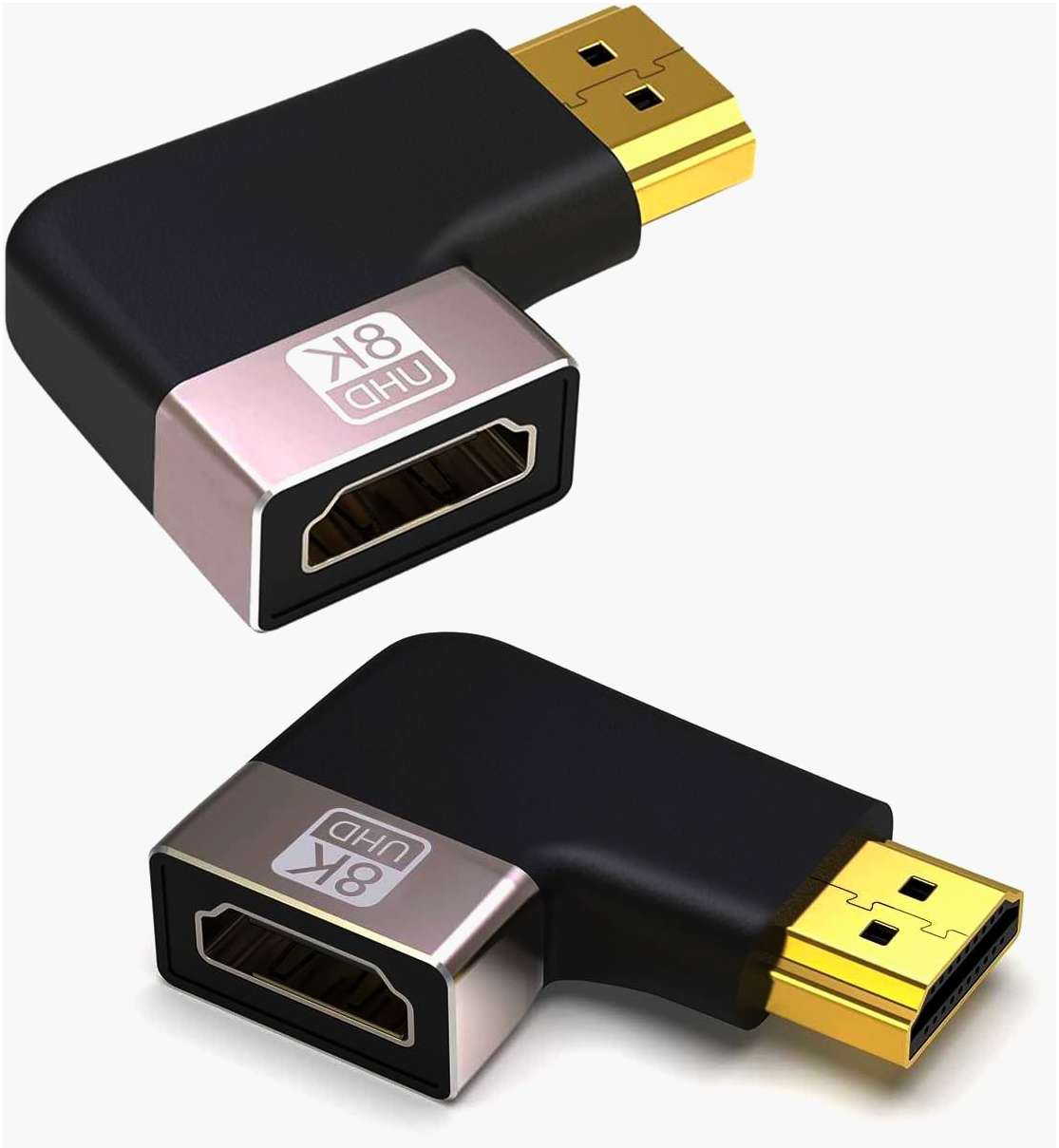 Профессиональный угловой HDMI адаптер I-Taki ADA-HDMI2.1-ADFM 4K/8K, тип A, 90°, для подключения устройств