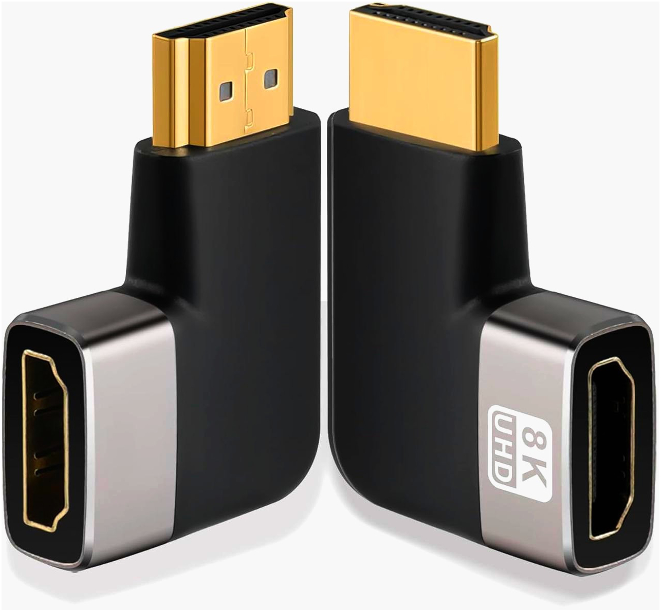 Профессиональный угловой HDMI адаптер I-Taki ADA-HDMI2.1-ADFM 4K/8K, тип A, 90°, для подключения устройств