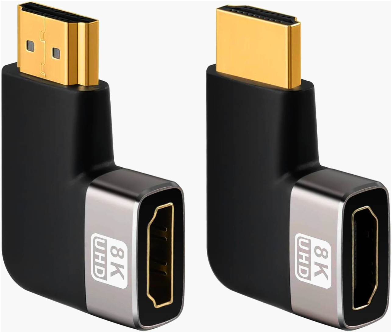 Профессиональный угловой HDMI адаптер I-Taki ADA-HDMI2.1-ADFM 4K/8K, тип A, 90°, для подключения устройств