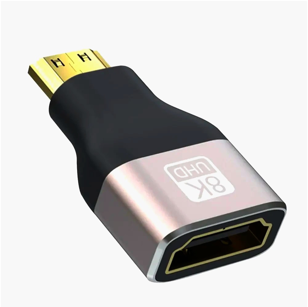 ADA HDMI 2.1 адаптер mini HDMI (тип C) - HDMI гніздо, 1 м, 4K/8K, HDR, I-Taki