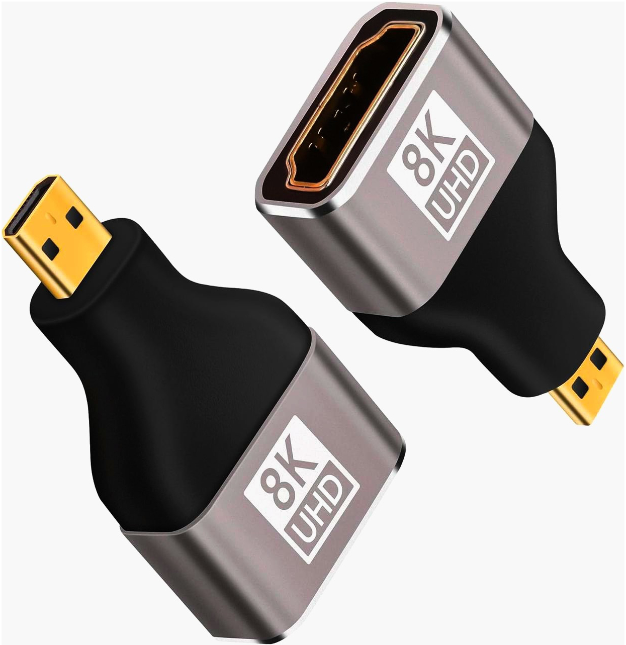 Адаптер I-Taki HDMI – micro HDMI 2.1, 1 м, 4K, 8K, для камер, позолоченные контакты