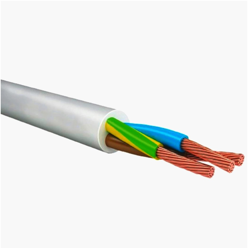 Провід GAL-KAT ПВС 3*1,5 мм2, вологозахищений, УФ-стійкий, для електроприладів, 100 м