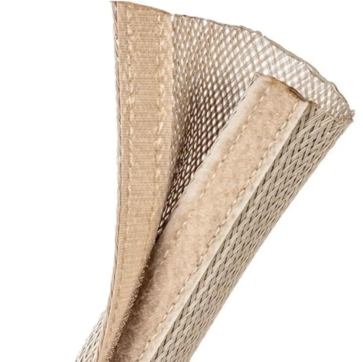 Кабельна оплетка Techflex Flexo Wrap 27.9 мм на липучці, бежевий, довжина 1 м