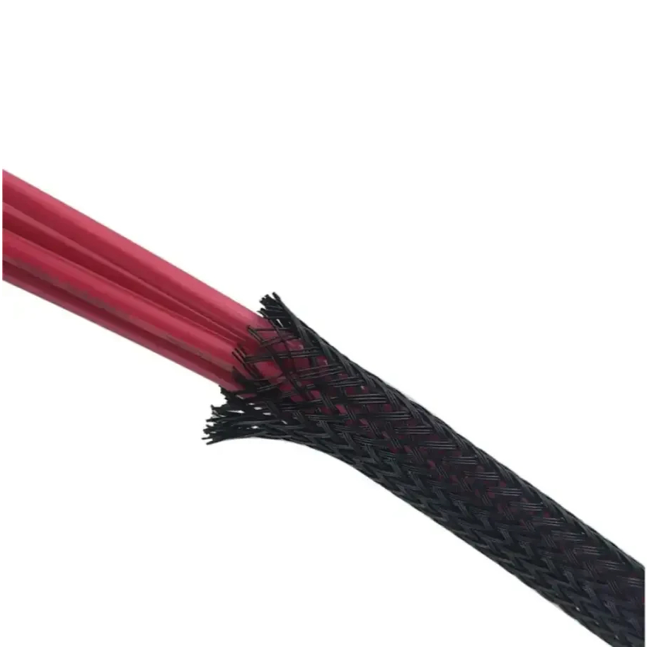 Кабельная оплетка Techflex FLEXO PET 0.32 см (1/8 дюйма), Черный, 1 м, Устойчивость к УФ и Маслу