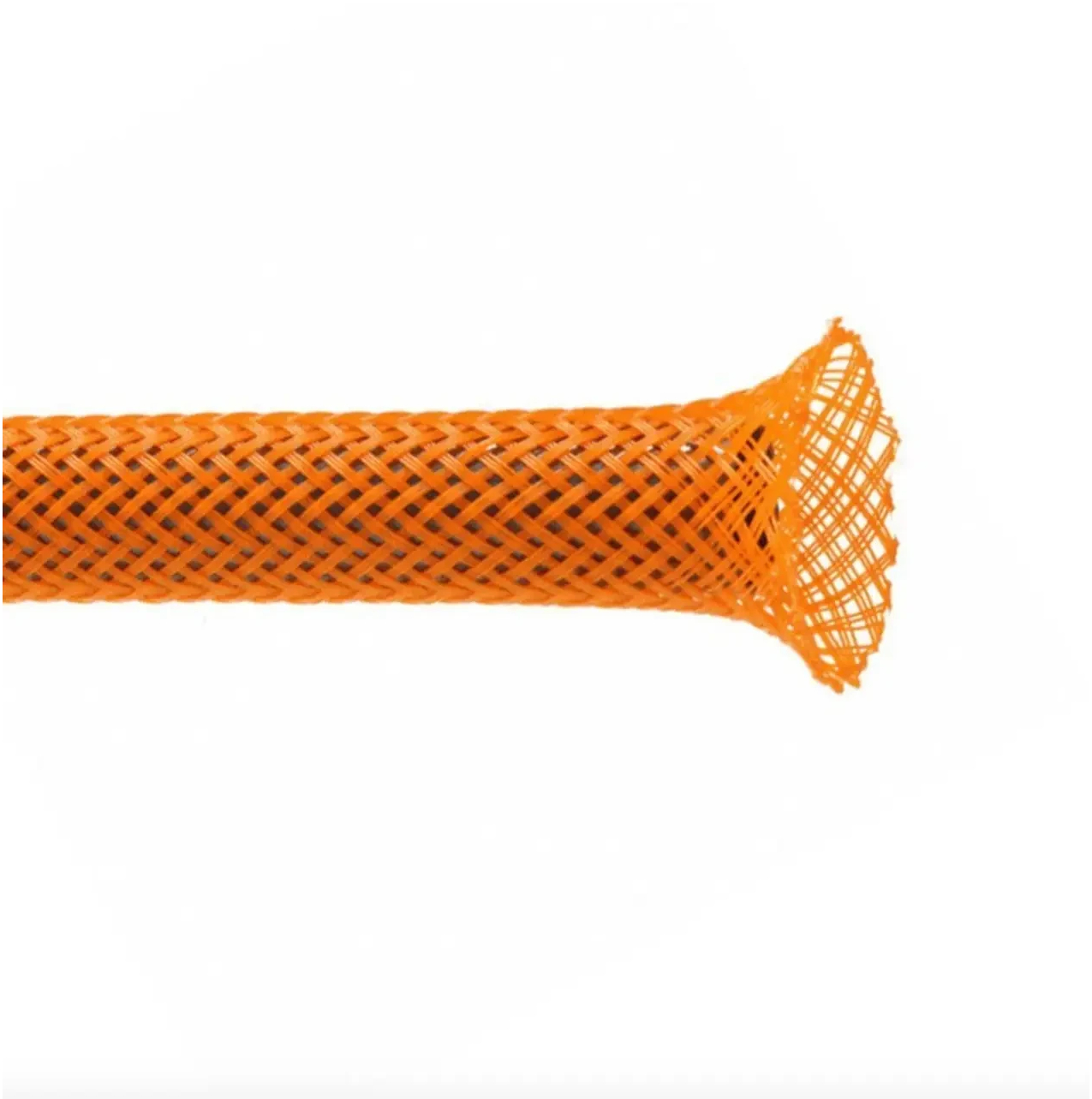 Кабельная оплетка Techflex FLEXO PET, 0.63 см, оранжевая, универсальная, 1 м, защита от УФ и масел