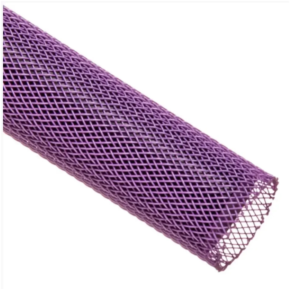 Кабельная оплетка Techflex FLEXO PET 0.95 см, фиолетовая, универсальная, 1 м (Диапазон 8-15.9 мм)
