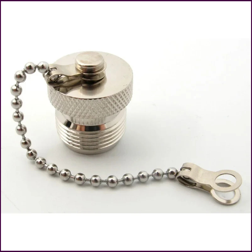 N JACK DUST CAP захисна кришка для радіочастотних конекторів N (female), 50 Ом, кутова, водозахисна