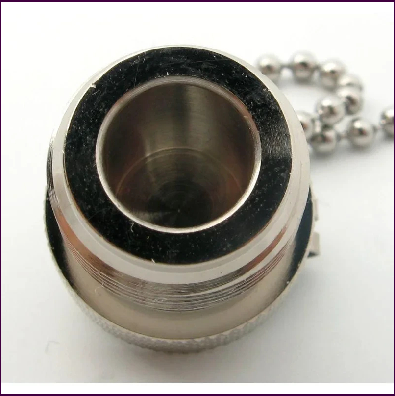 N JACK DUST CAP захисна кришка для радіочастотних конекторів N (female), 50 Ом, кутова, водозахисна