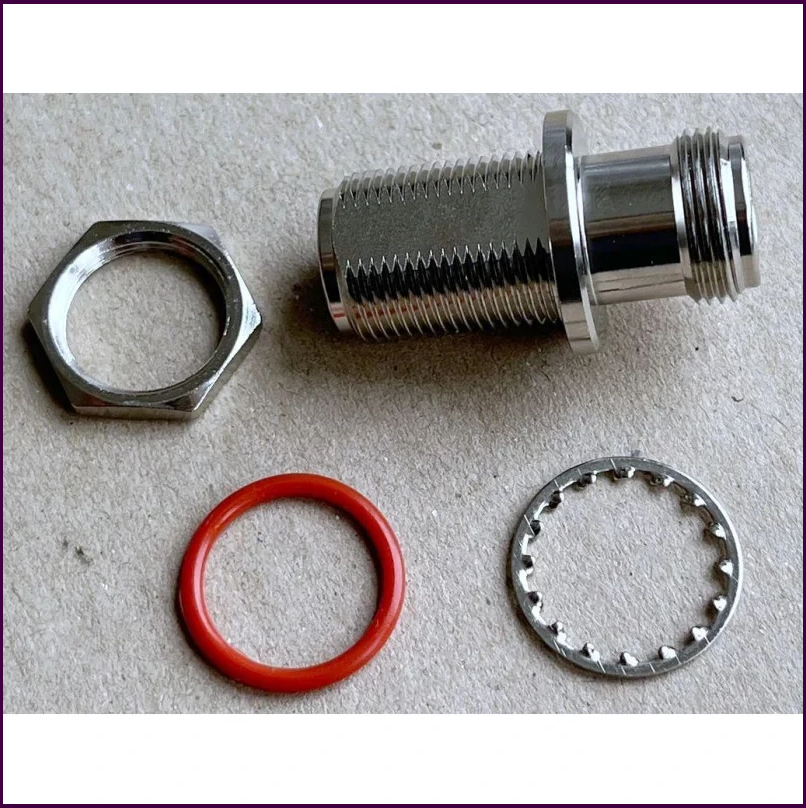 Премиум адаптер N(N) female с золоченым контактом, 50 Ом, до 6 ГГц, надежное соединение для безупречного сигнала