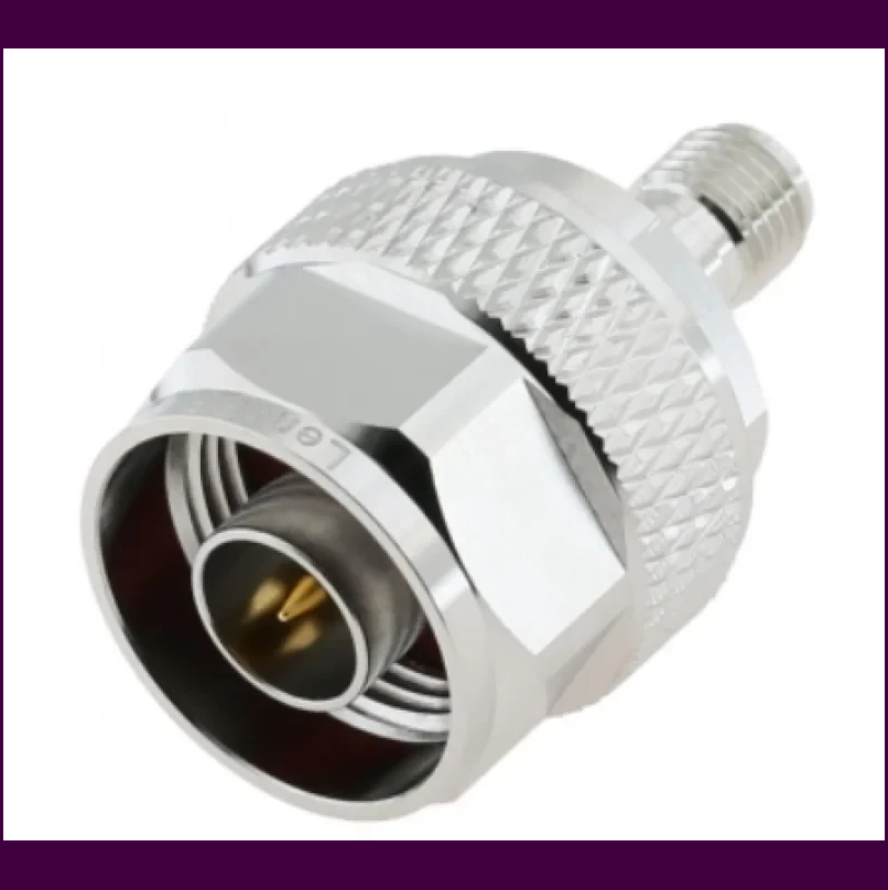 Профессиональный адаптер Leno SMA-N для RF систем, 50 Ом, DC-6 ГГц, высококачественные материалы, гарантия 12 мес.