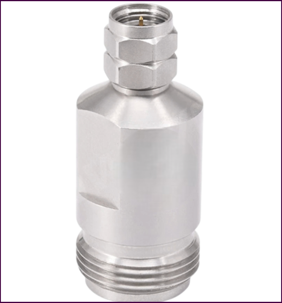 Коаксиальный адаптер Leno RF SMA-Female/N-Female, 50 Ом, минимальные потери сигнала для антенн и оборудования