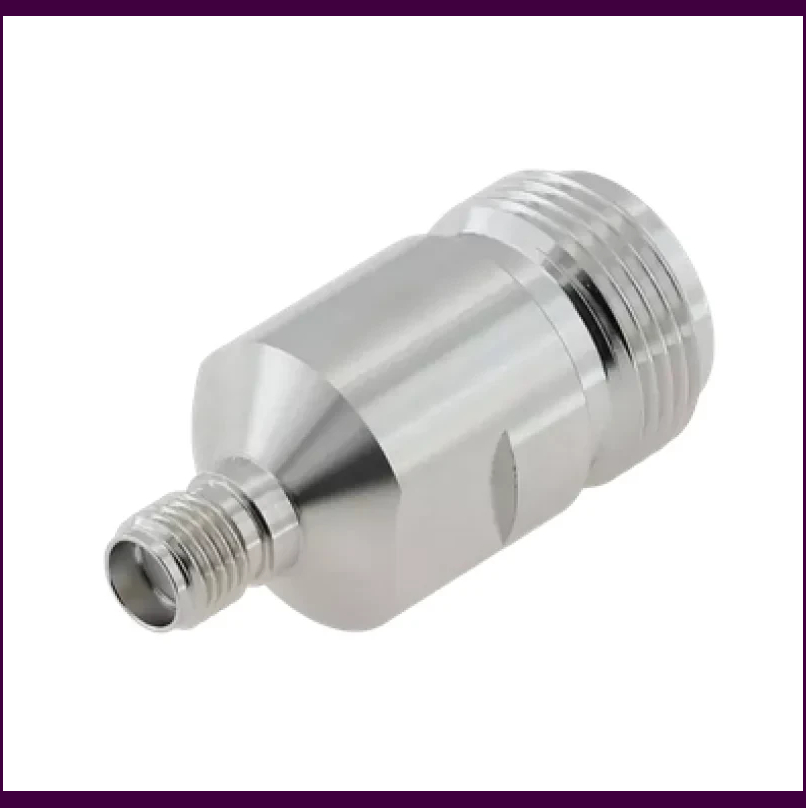 Коаксиальный адаптер Leno RF SMA-Female/N-Female, 50 Ом, минимальные потери сигнала для антенн и оборудования