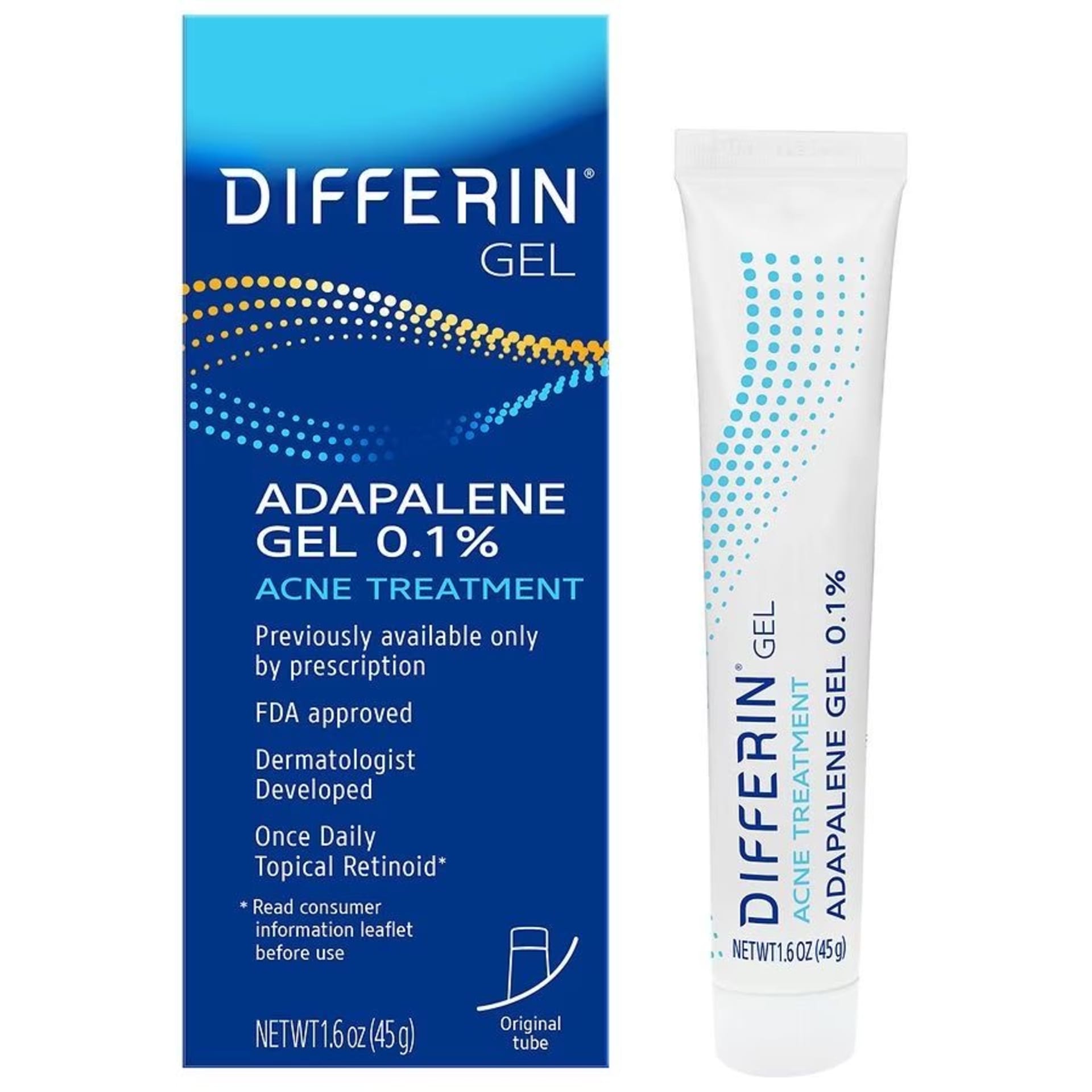 Differin Adapalene Gel 0.1% (15g)