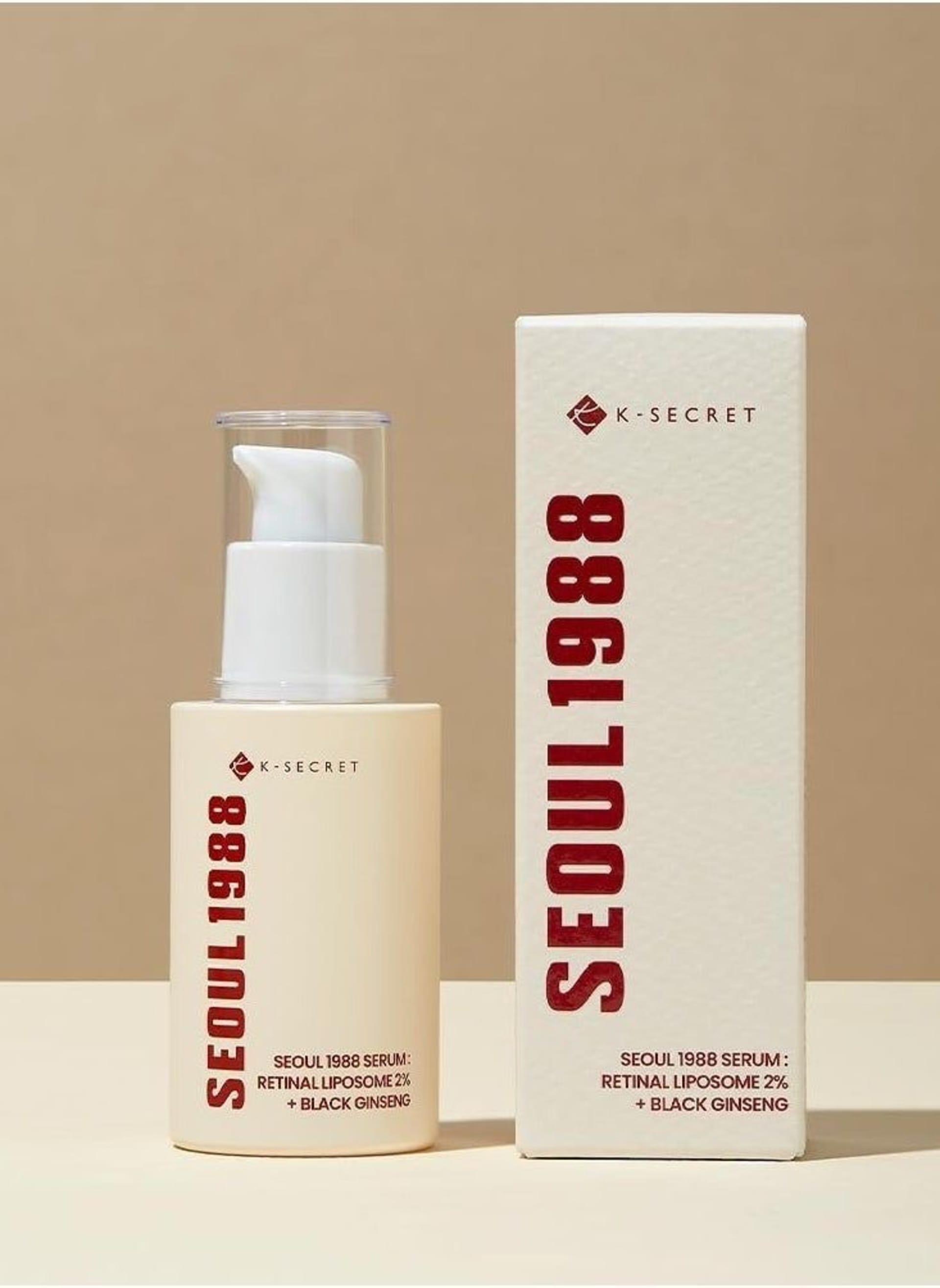 K-Secret Seoul 1988 Retinal Liposome 2% + Black Ginseng Serum