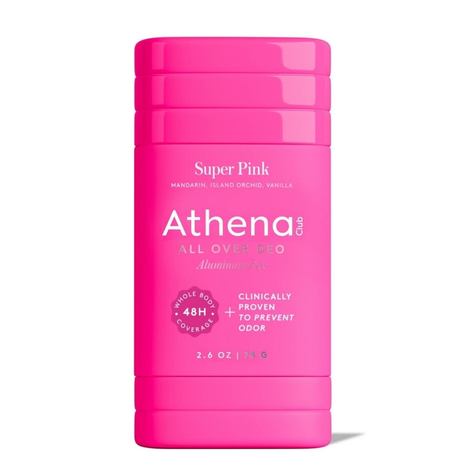 Athena Club All Over Body Deo – Super Pink (Aluminum-Free)