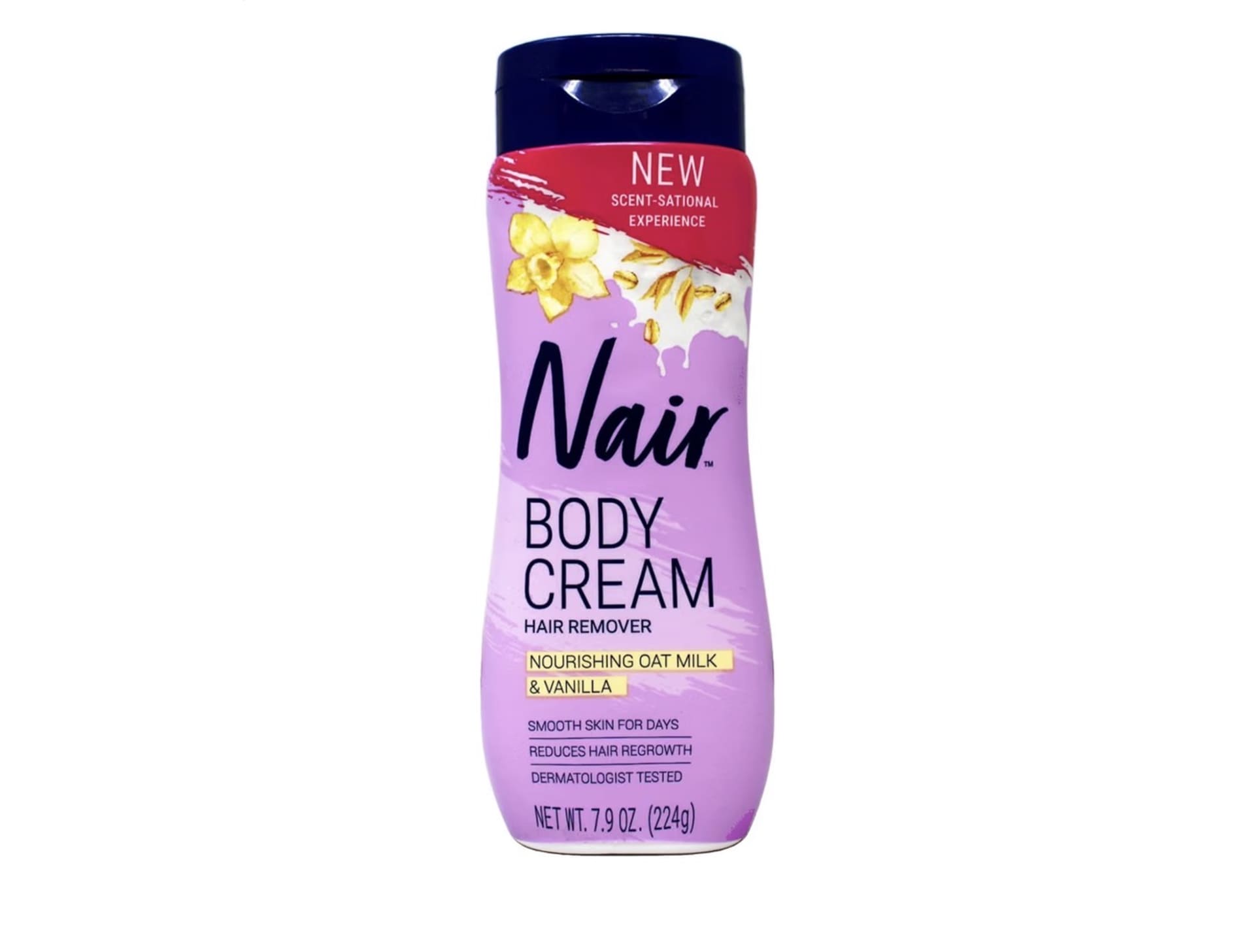 Nair Hair Remover Body Cream – Nourishing Oat Milk & Vanilla (224g)