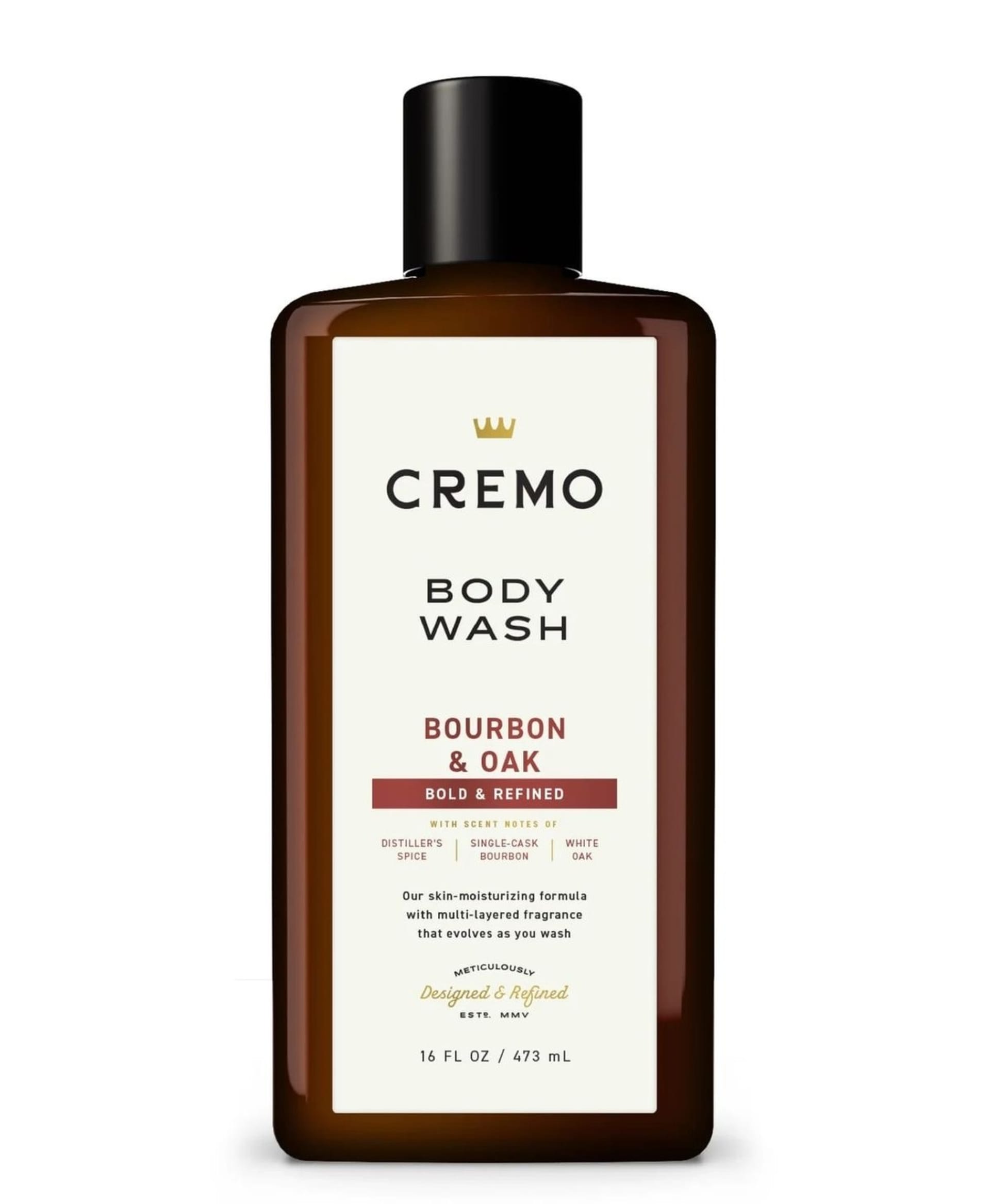 Cremo Bourbon & Oak Body Wash
