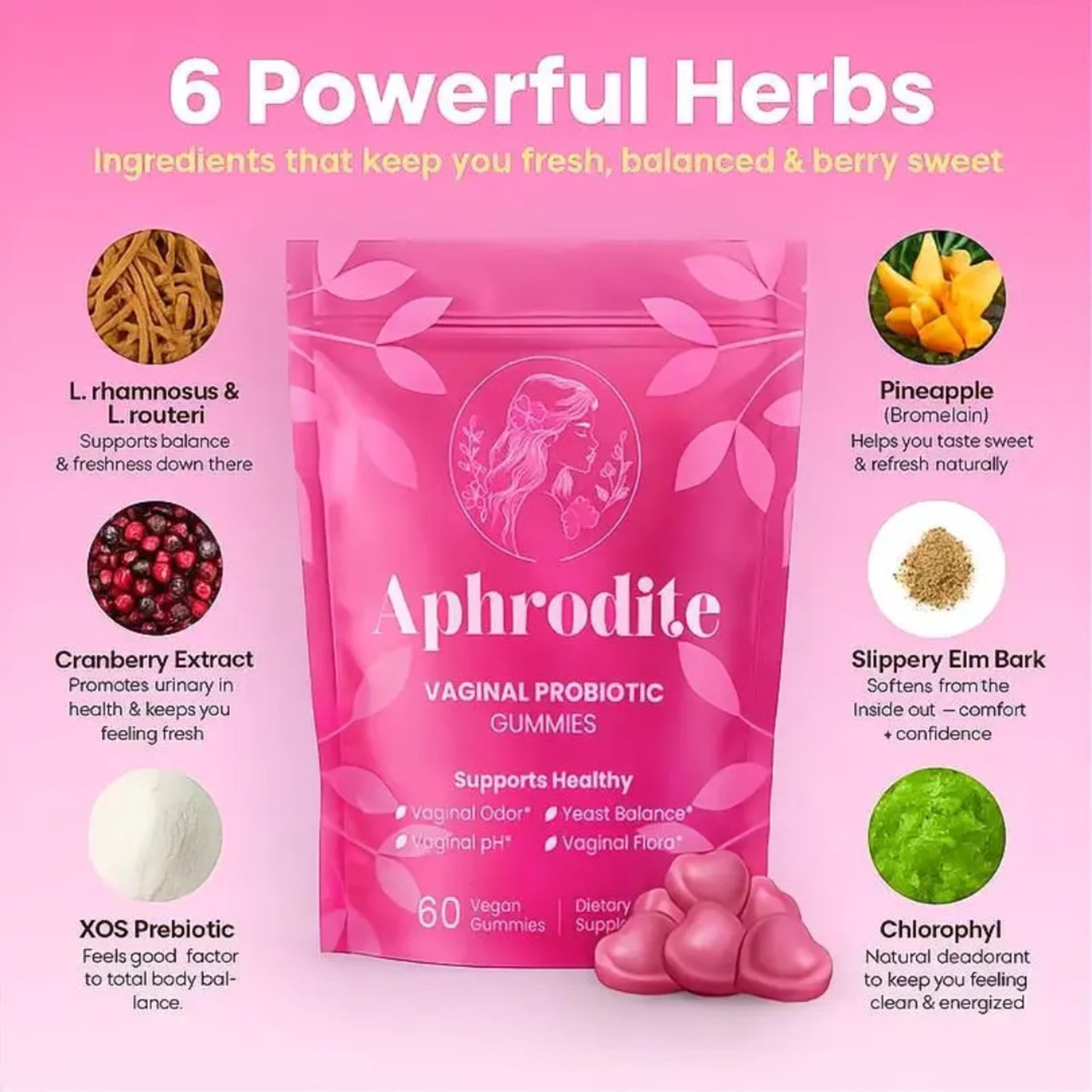 Aphrodite Vaginal Probiotic Gummies - Image 2