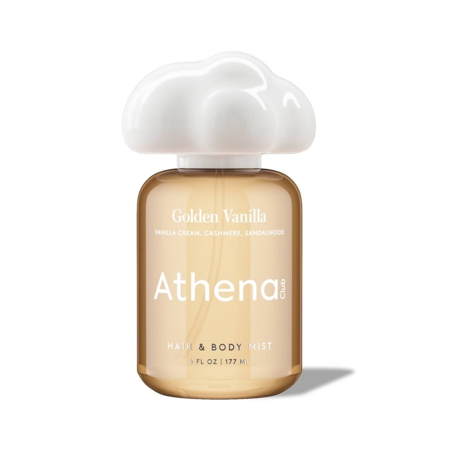 Athena Club Hair & Body Mist –Golden Vanilla (177ml) - Image 2