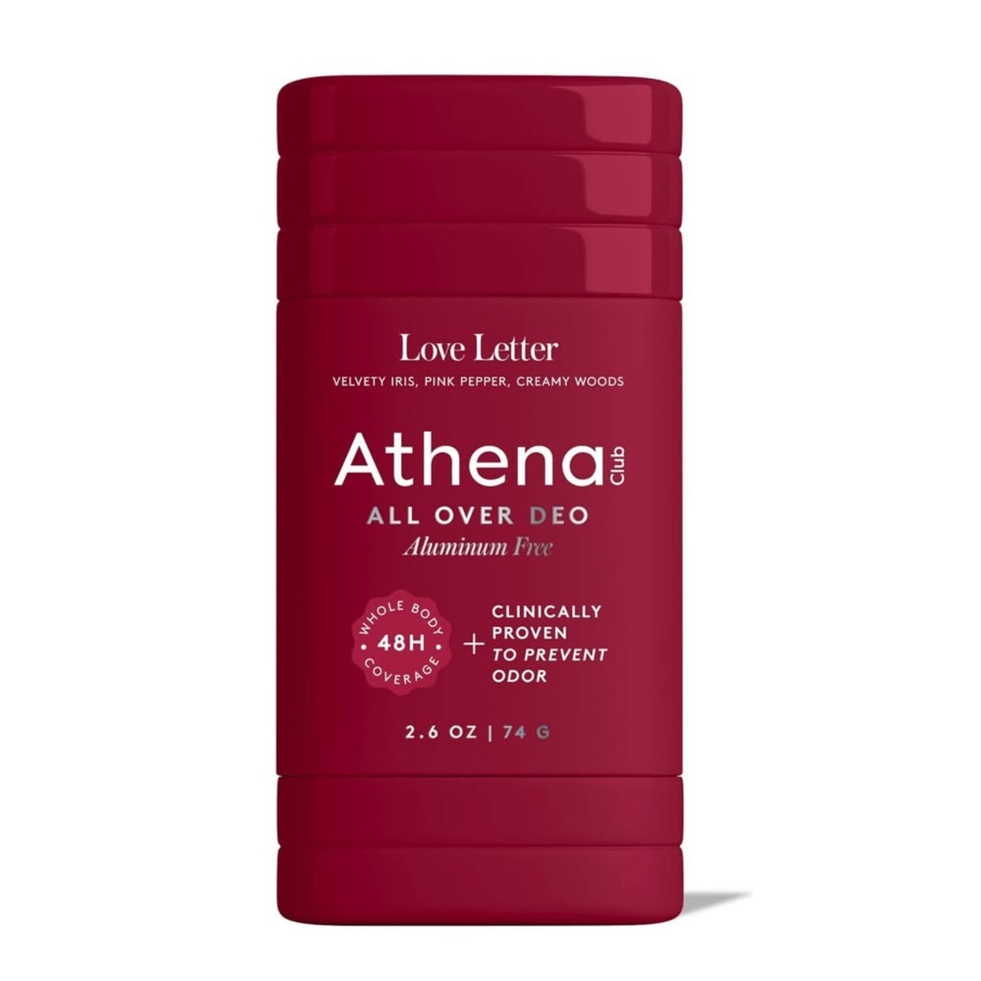Athena Club All Over Body Deo – Love Letter (Aluminum-Free)
