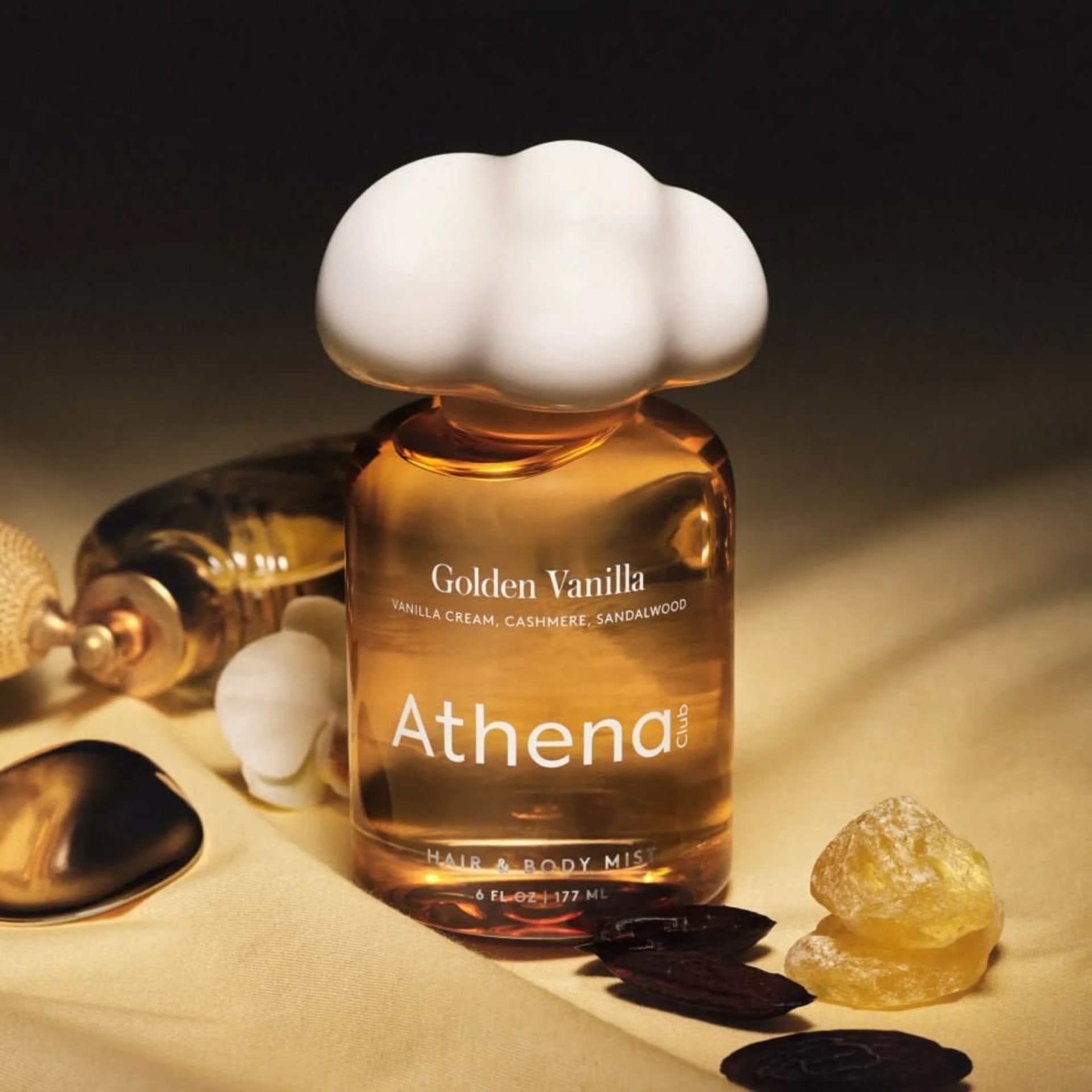 Athena Club Hair & Body Mist –Golden Vanilla (177ml) - Image 3