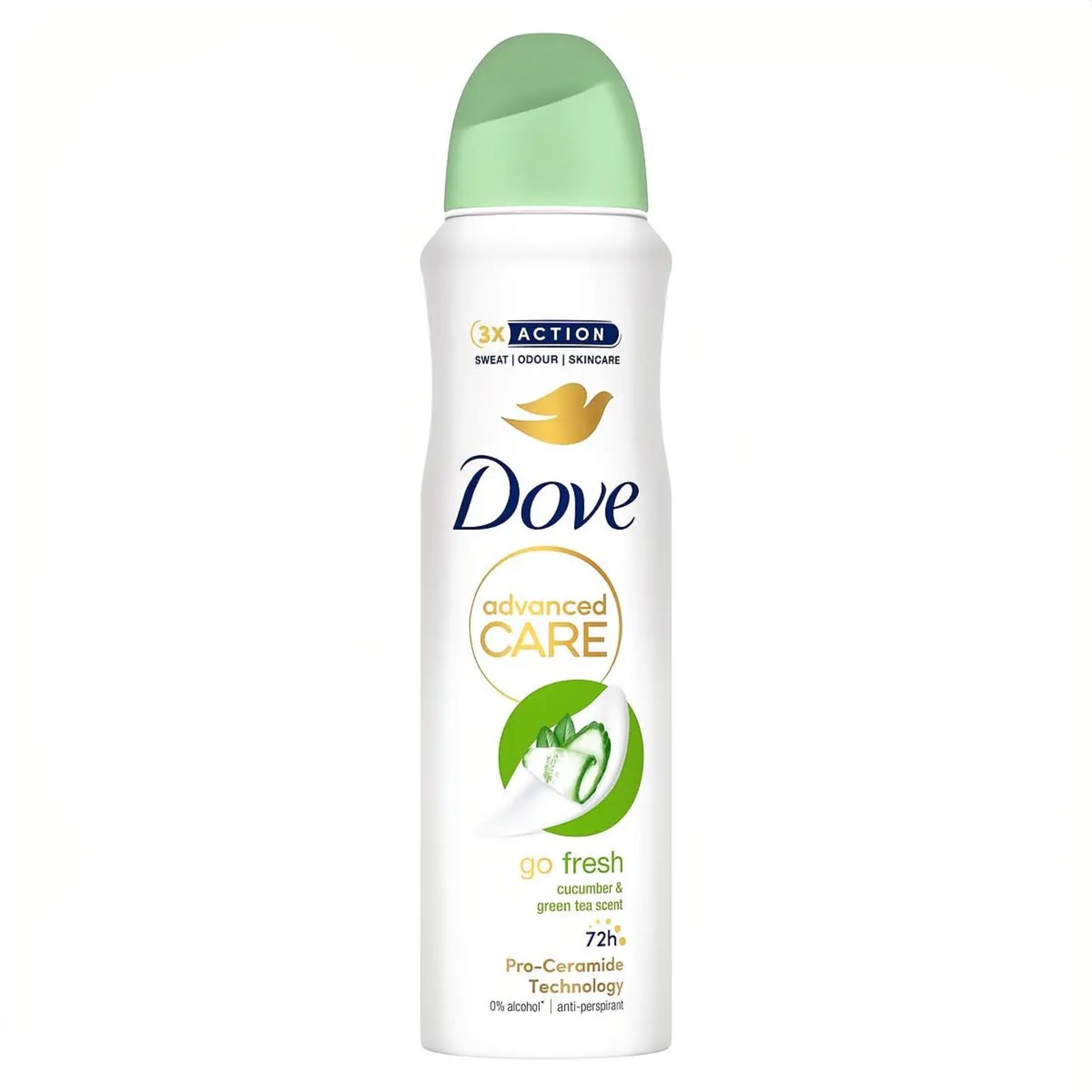 Dove Advanced Care Deodorant Spray 72H Pro-Ceramide Technology – Cucumber & Green Tea
