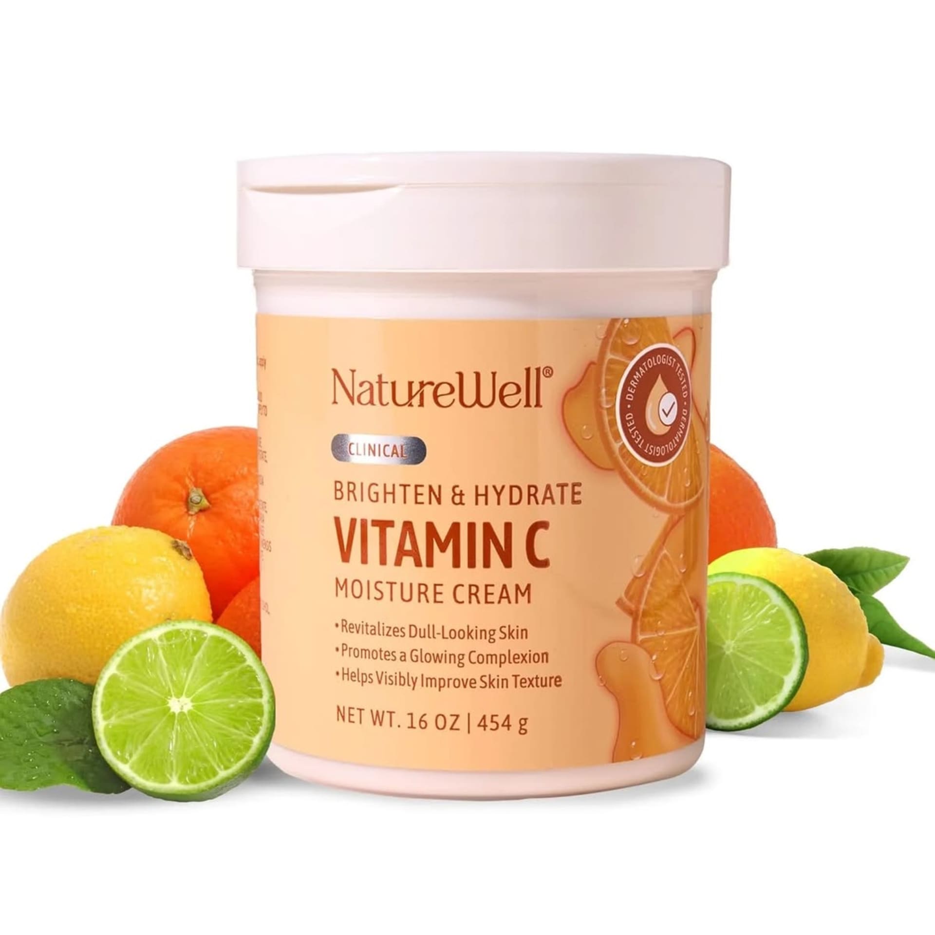 NatureWell Vitamin C Brightening Moisture Cream (16oz)