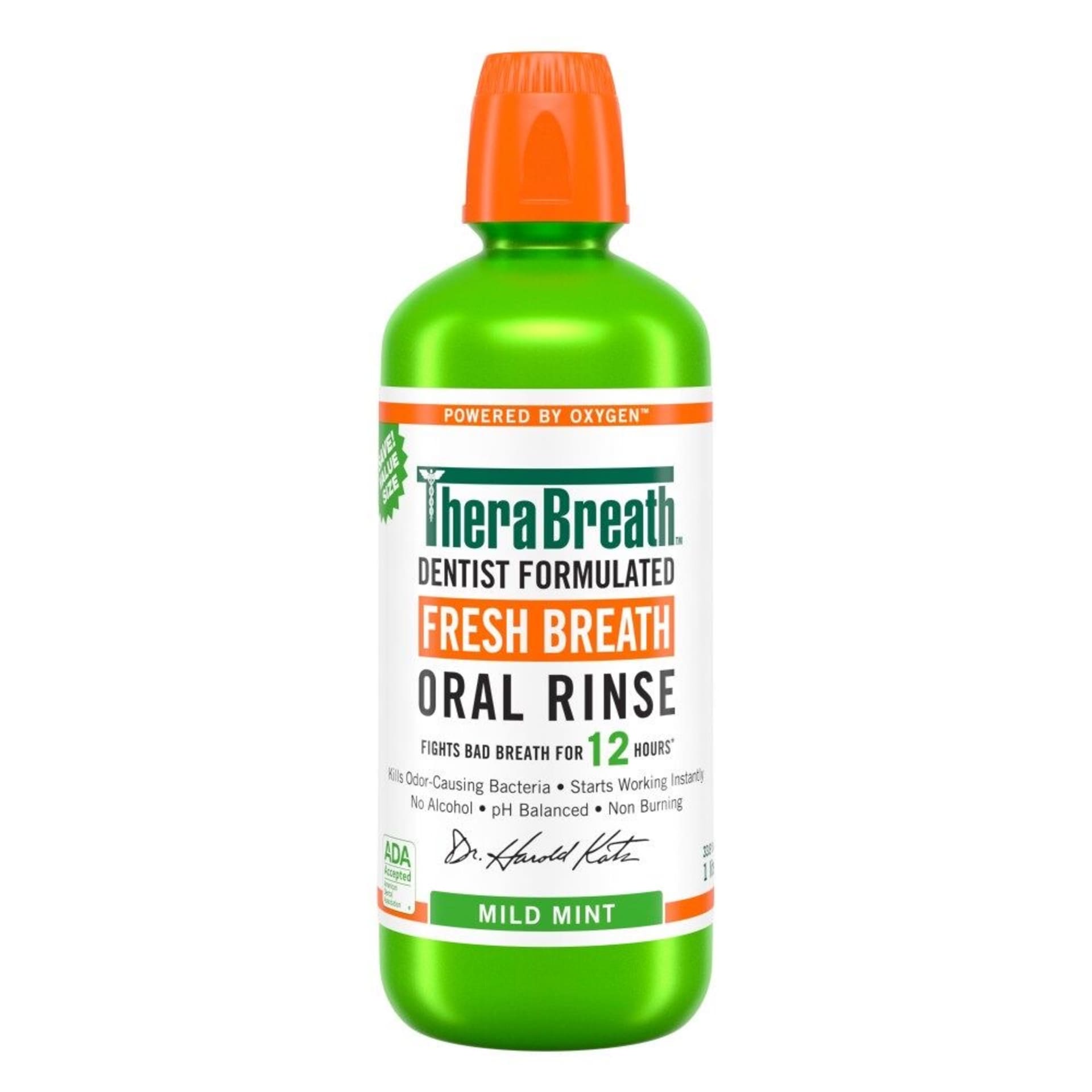 TheraBreath Fresh Breath Oral Rinse (473ml) – Mild Mint