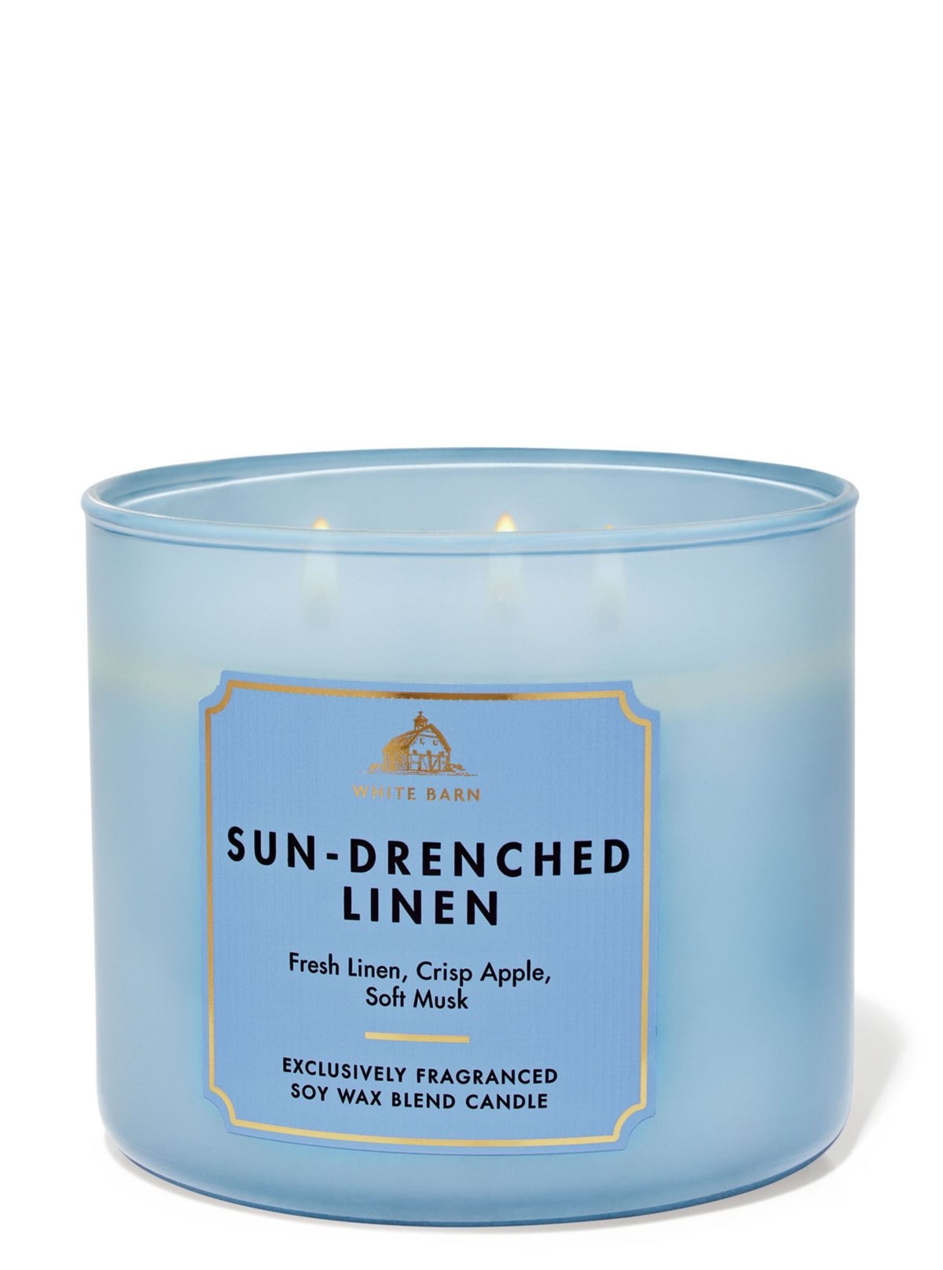 Bath & Body Works Candle – Sun-Drenched Linen