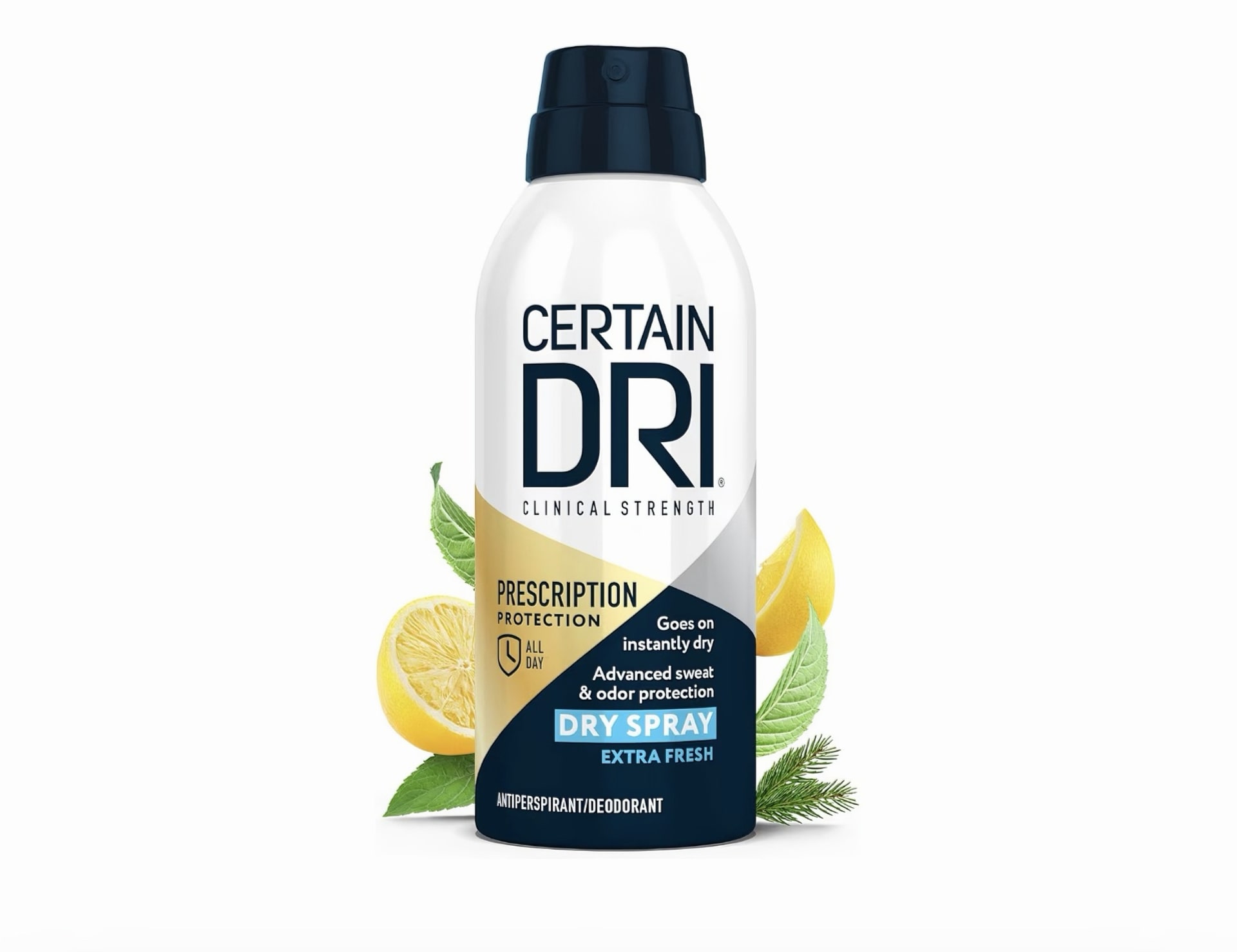 Certain Dri Prescription Strength Clinical Antiperspirant Deodorant Dry Spray – Extra Fresh (4.2oz)