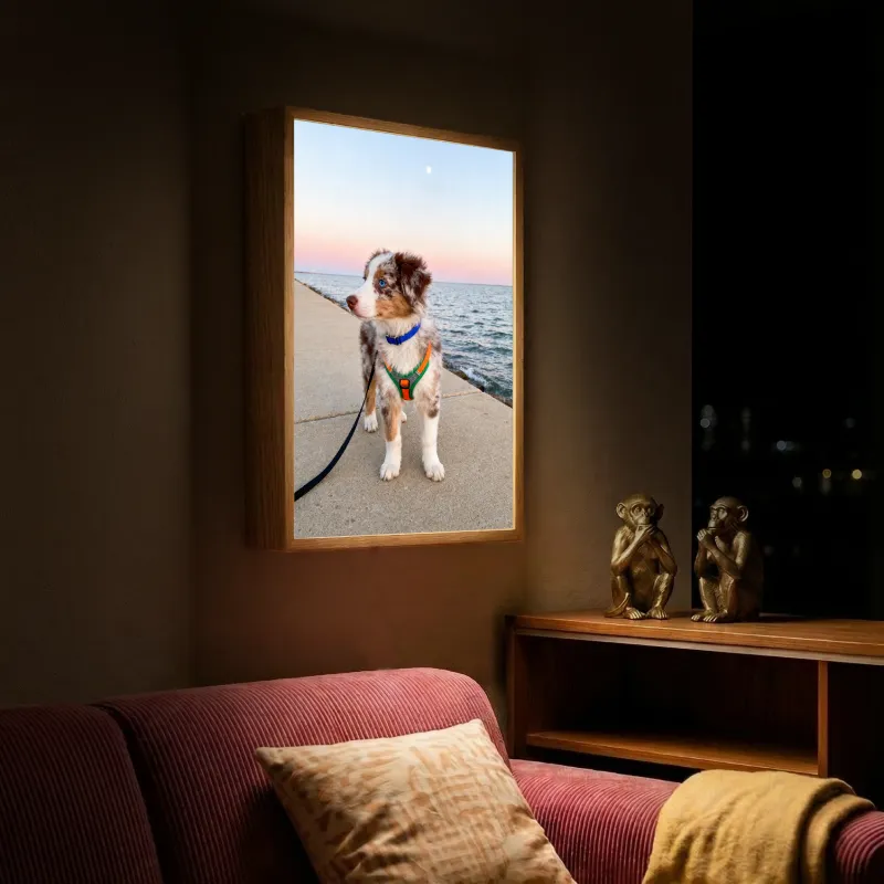 Eigenes Foto - Lightbox Wandleuchte