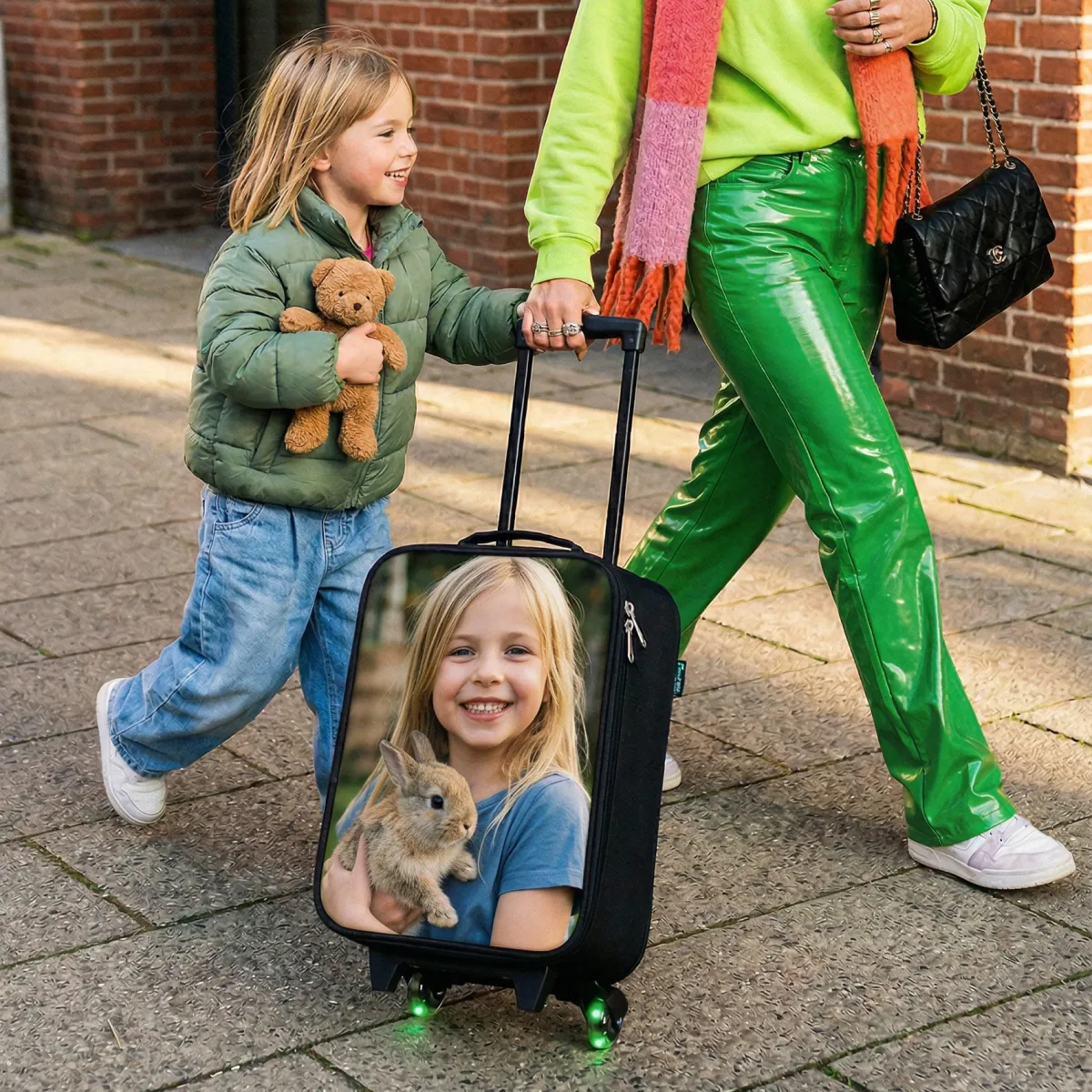 Kinderkoffer mit eigenem foto