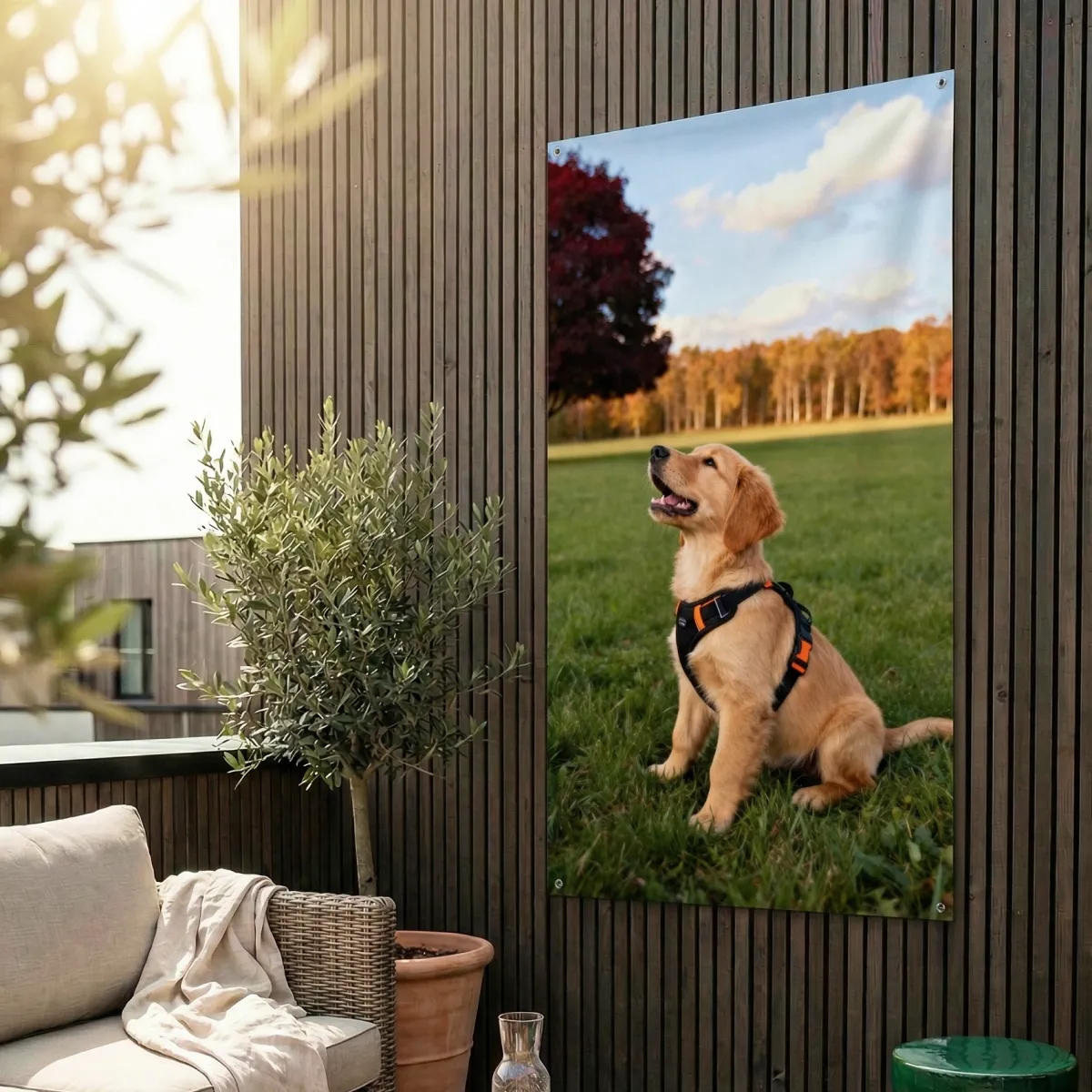 Gartenposter mit eigenem Foto